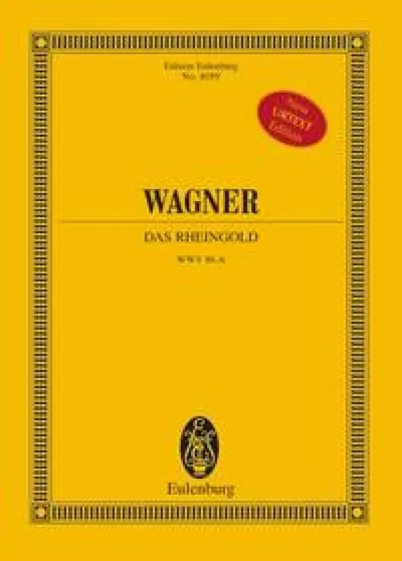 Richard Wagner Das Rheingold Urtext Study Score Gemischter Chor mit Ensemble