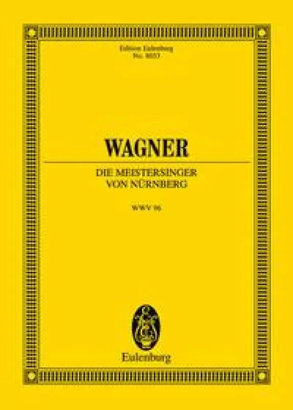 Richard Wagner Mastersingers Of Nuremberg Urtext Gemischter Chor mit Ensemble