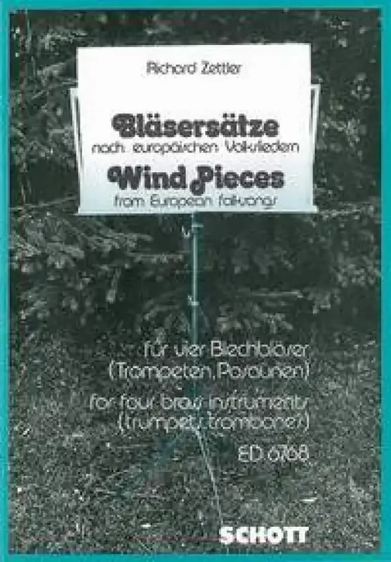 Richard Zettler Wind Pieces from European folksongs Blechbläser Ensemble