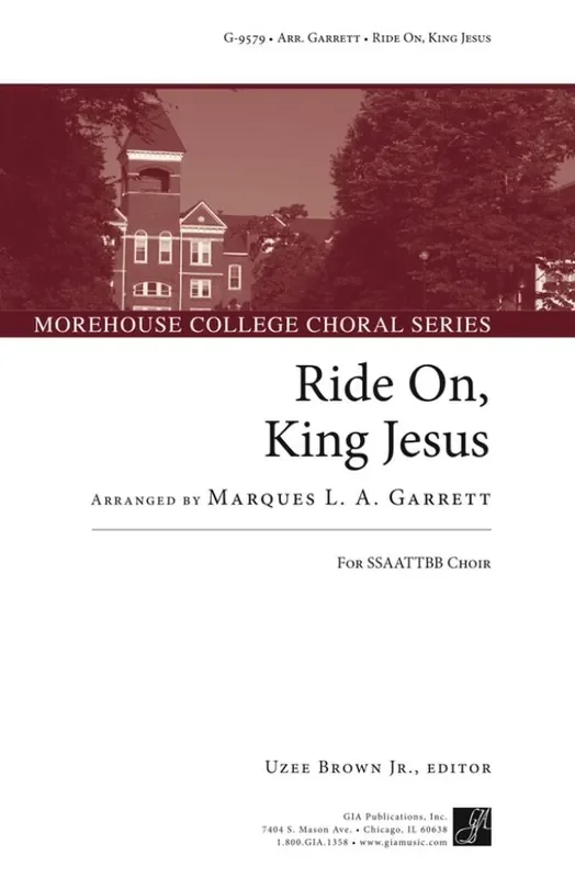 Ride On, King Jesus (Arr. Marques L.A. Garrett) Gemischter Chor mit Begleitung