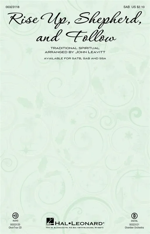 Rise Up, Shepherd, and Follow Gemischter Chor mit Begleitung