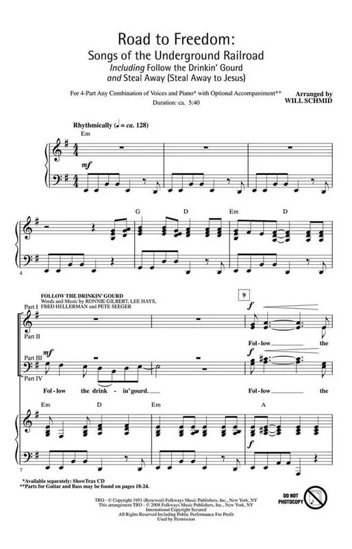 Road to Freedom Songs of the Underground Railroad