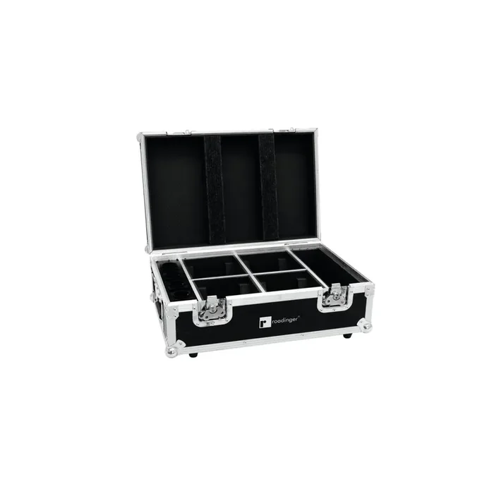 Roadinger Flightcase 4x AKKU TL-3 Trusslight QuickDMX mit Ladefunktion