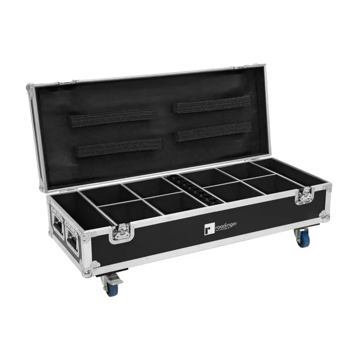 Roadinger Flightcase 8x AKKU UP-4 QuickDMX mit Ladefunktion