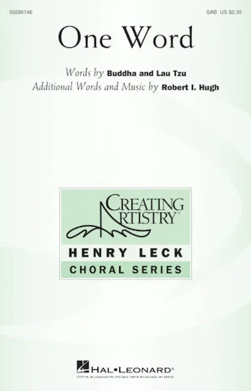 Robert I. Hugh One Word Gemischter Chor mit Begleitung