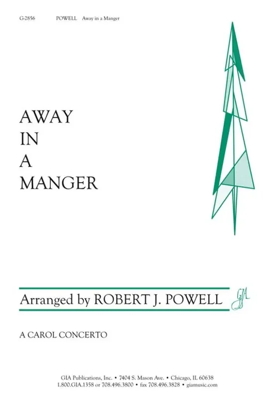 Robert J. Powell Away in a Manger Gemischter Chor mit Begleitung
