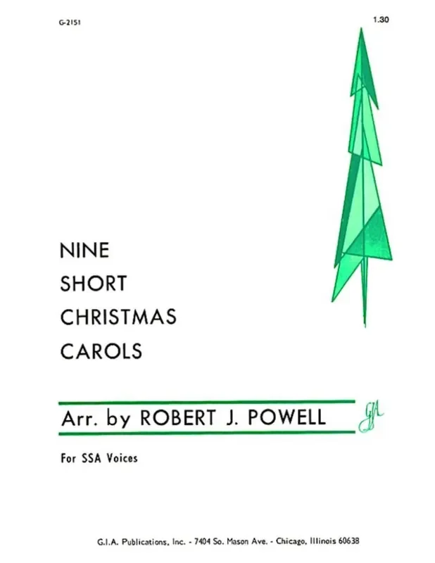 Robert J. Powell Nine Short Christmas Carols Gemischter Chor mit Begleitung