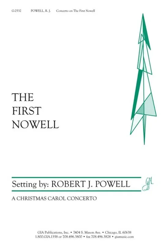Robert J. Powell The First Nowell Gemischter Chor mit Begleitung