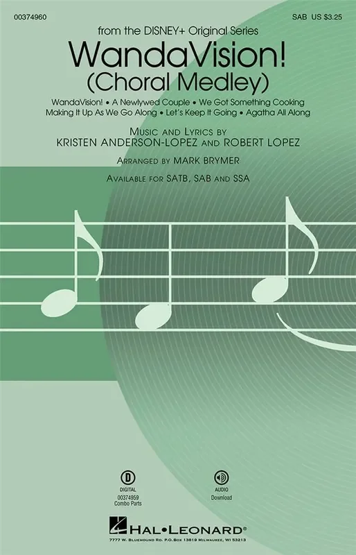 Robert Lopez WandaVision (Arr. Mark Brymer) Gemischter Chor mit Begleitung