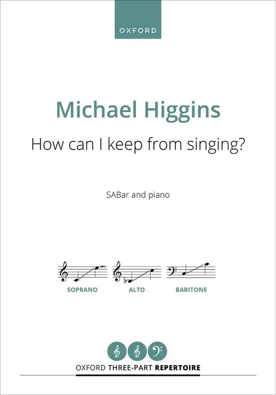 Robert Lowry How can I keep from singing? Gemischter Chor mit Klavier/Orgel