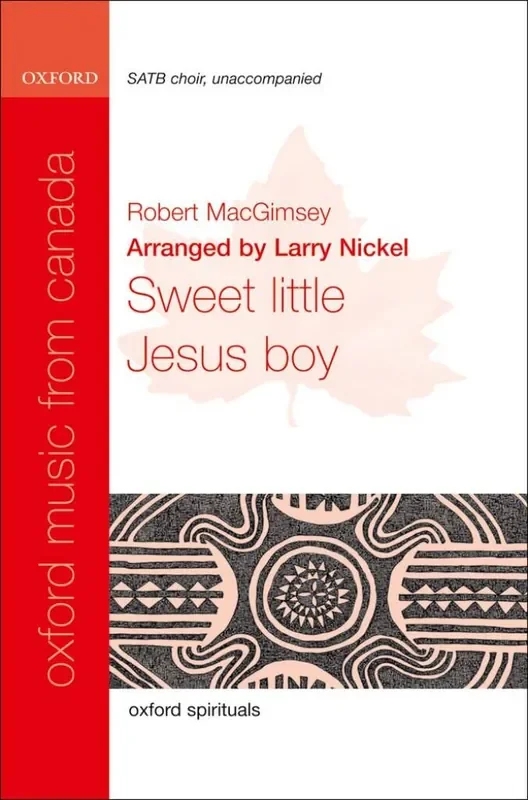 Robert MacGimsey Sweet little Jesus boy Gemischter Chor mit Begleitung
