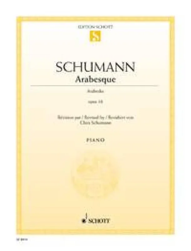 Robert Schumann Arabesque op. 18 Klavier Solo