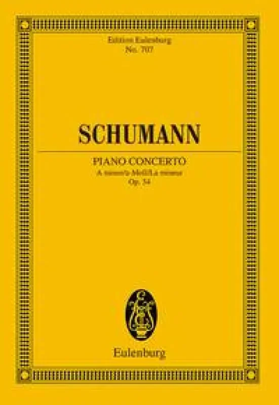Robert Schumann Concerto In A Minor Op.54 Orchester