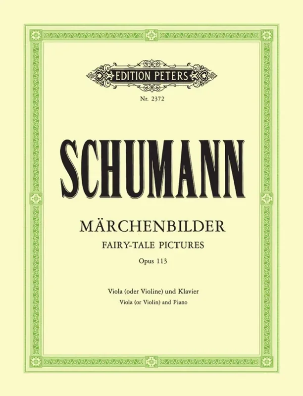 Robert Schumann Märchenbilder Viola mit Begleitung