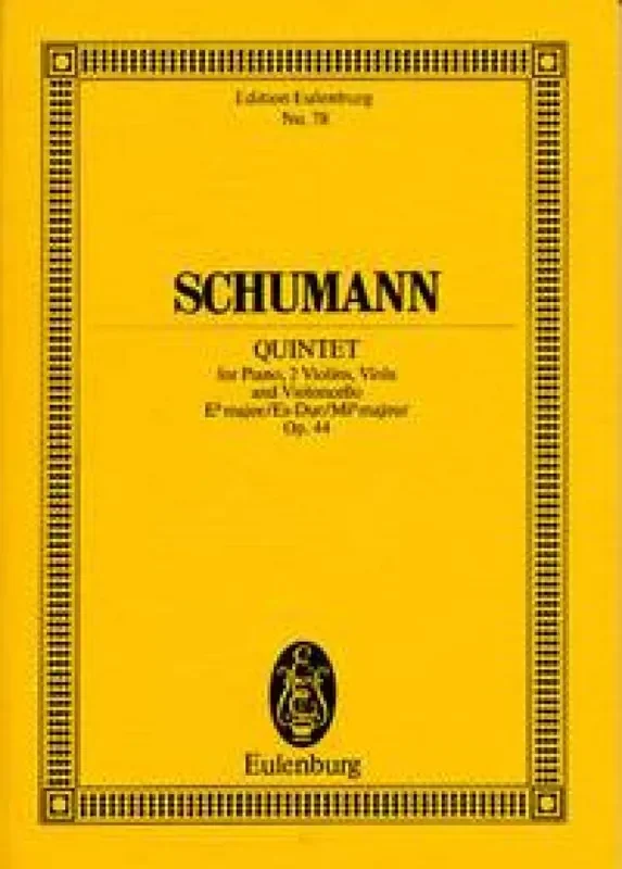 Robert Schumann Piano Quintet In E Flat Op.4 Klavierquintett