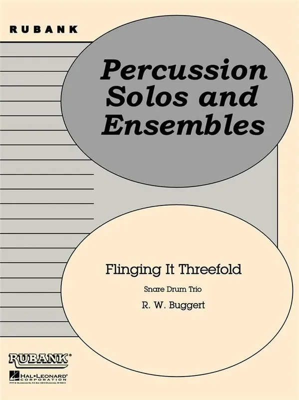 Robert W. Buggert Flinging It Threefold Percussion Ensemble