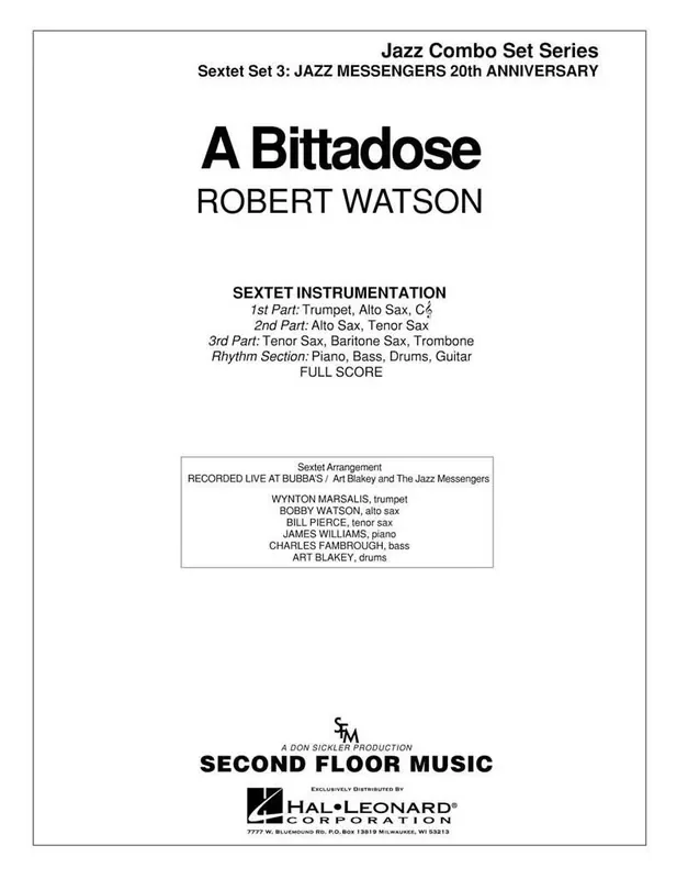 Robert Watson A Bittadose Jazz Ensemble