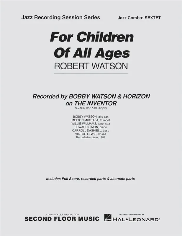 Robert Watson For Children of All Ages Jazz Ensemble
