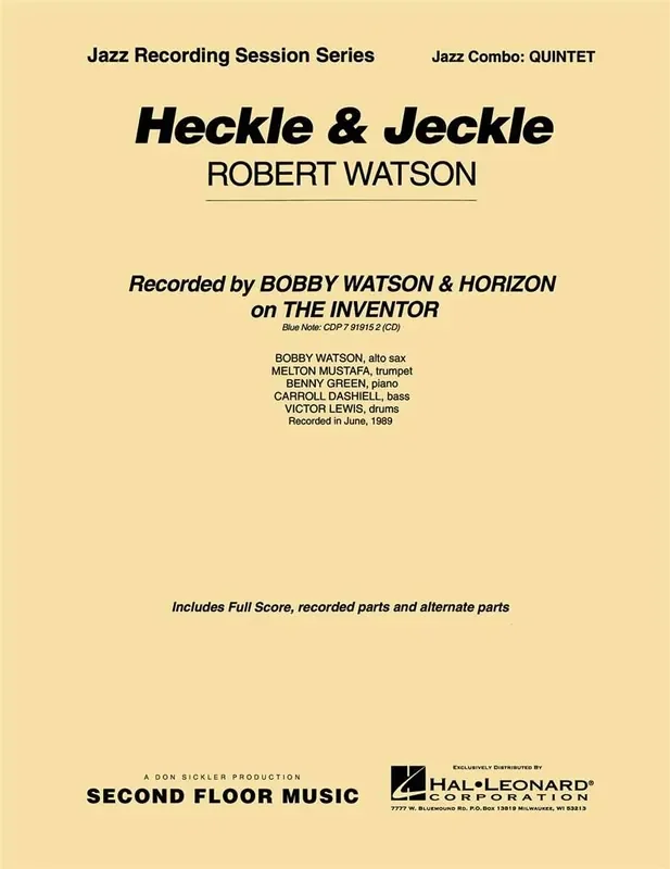 Robert Watson Heckle and Jeckle Jazz Ensemble