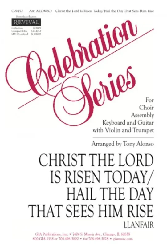 Robert Williams Christ The Lord Is Risen Today (Arr. Tony Alonso) Gemischter Chor mit Klavier/Orgel