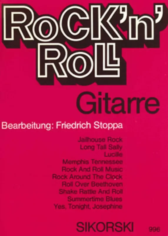 Rock ‘n‘ Roll-Gitarre (Arr. Friedrich Stoppa) Gesang mit Gitarre
