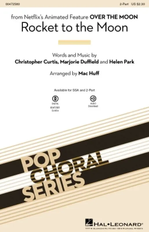 Rocket to the Moon (Arr. Mac Huff) Gemischter Chor mit Begleitung