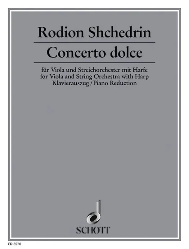 Rodion Shchedrin Concerto dolce Streichorchester mit Solo
