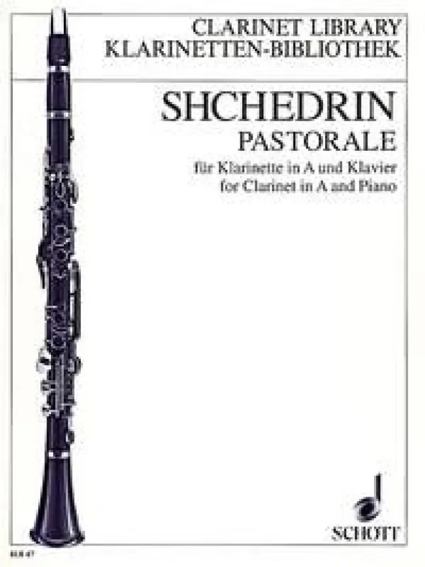 Rodion Shchedrin Pastorale Klarinette mit Begleitung