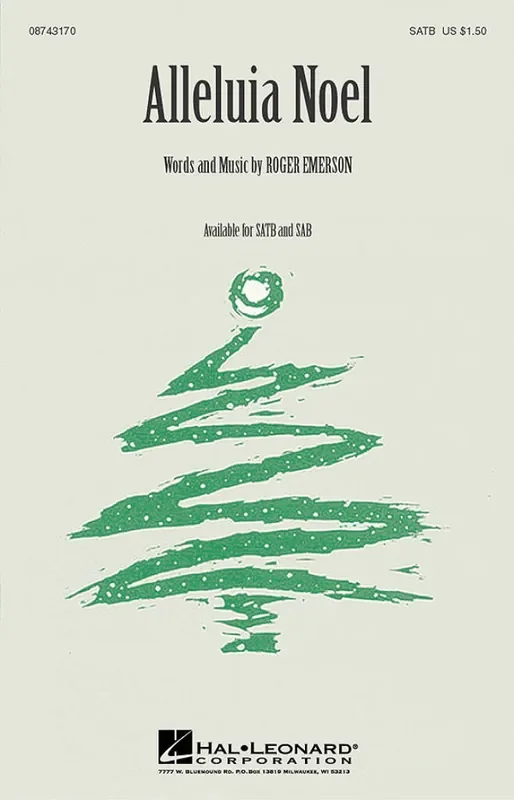 Roger Emerson Alleluia Noel Gemischter Chor mit Begleitung