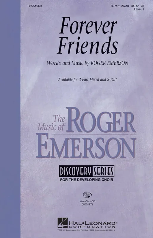 Roger Emerson Forever Friends Gemischter Chor mit Begleitung