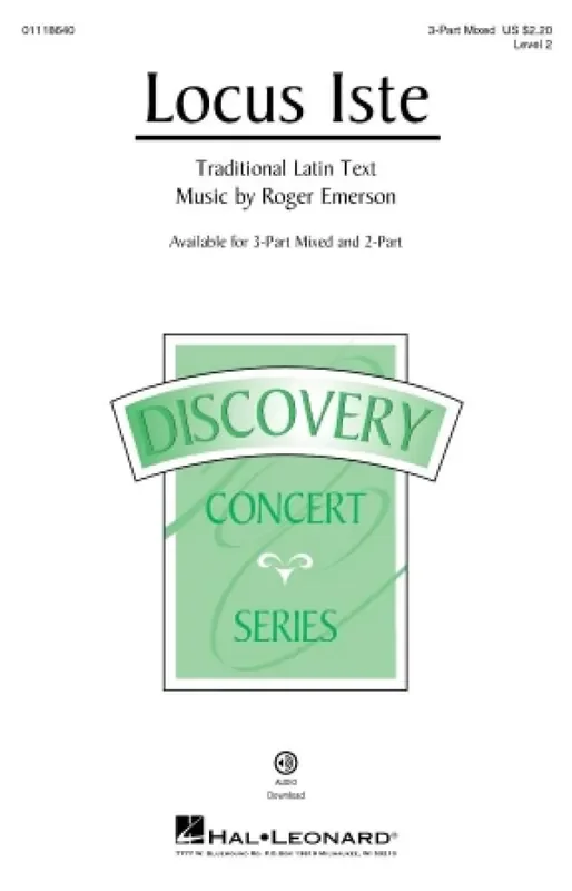 Roger Emerson Locus Iste Gemischter Chor mit Begleitung