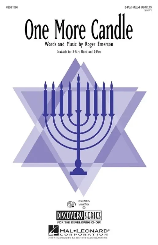 Roger Emerson One More Candle Gemischter Chor mit Begleitung