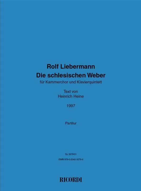 Rolf Liebermann Die schlesischen Weber Orchester