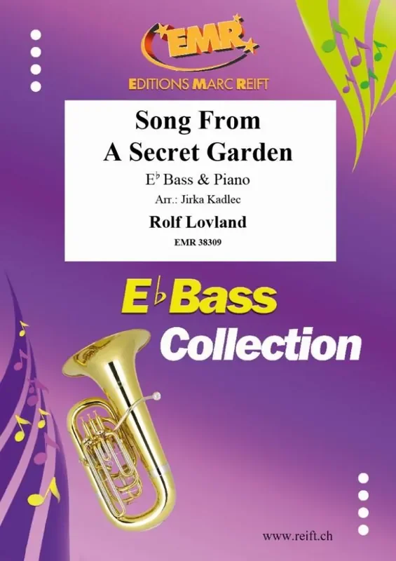 Rolf Lovland Song From A Secret Garden (Arr. Jirka Kadlec) Tuba mit Begleitung