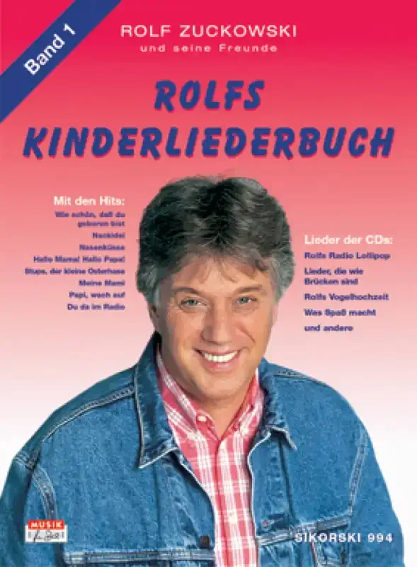 Rolf Zuckowski Kinderliederbuch (Arr. John O‘Brien-Docker) Gesang mit Gitarre