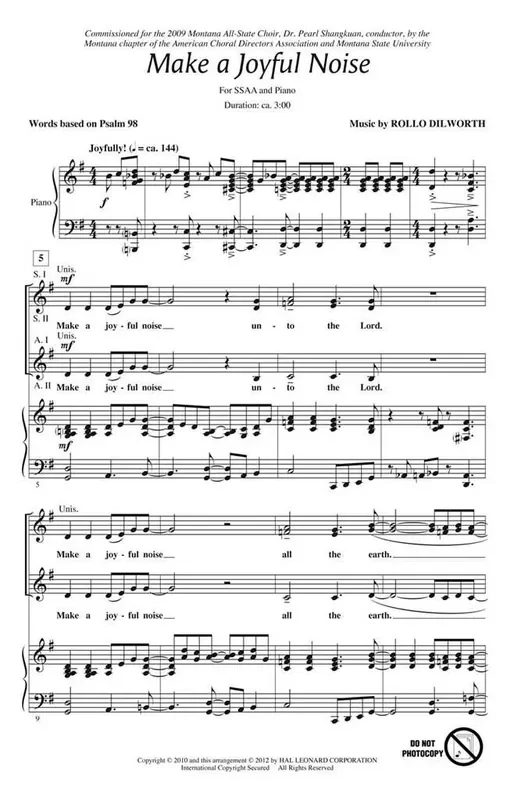 Rollo Dilworth Make a Joyful Noise! Frauenchor mit Begleitung