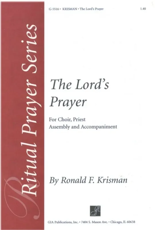 Ronald Krisman The Lords Prayer Gemischter Chor mit Begleitung