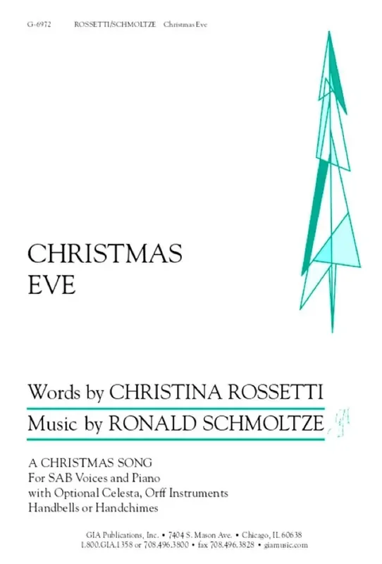 Ronald Schmoltze Christmas Eve Gemischter Chor mit Klavier/Orgel