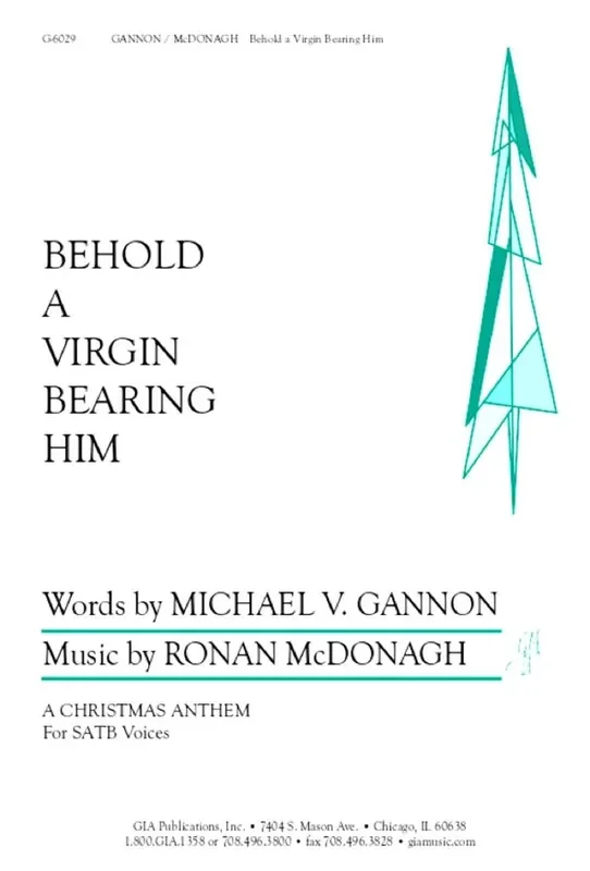 Ronan McDonagh Behold a Virgin Bearing Him Gemischter Chor mit Begleitung