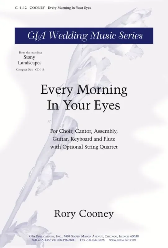 Rory Cooney Every Morning In Your Eyes Gemischter Chor mit Begleitung