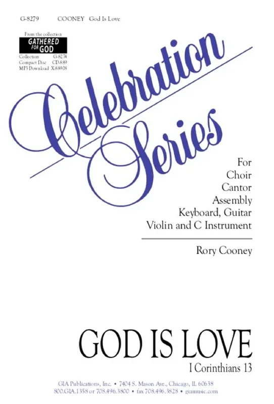 Rory Cooney God Is Love – Guitar part Gemischter Chor mit Begleitung