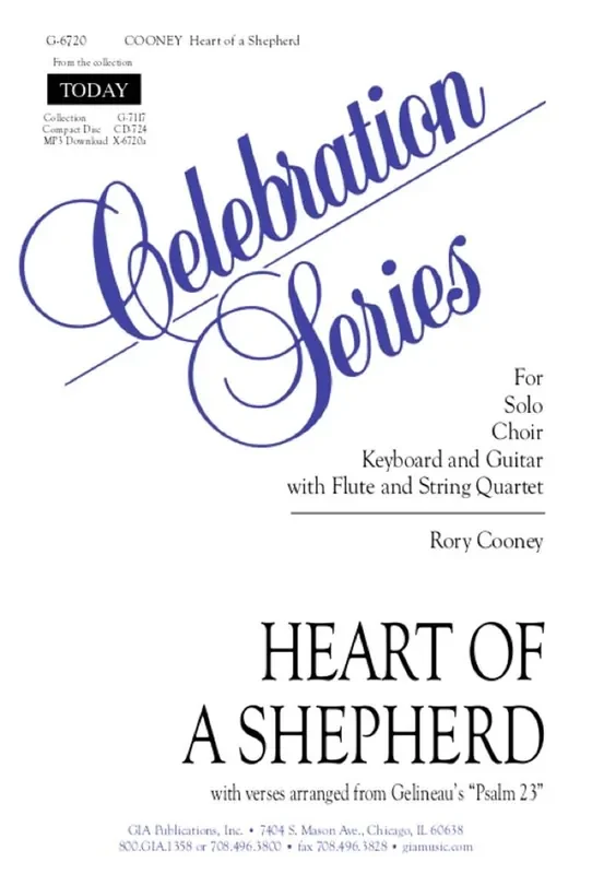 Rory Cooney Heart of a Shepherd Gemischter Chor mit Klavier/Orgel