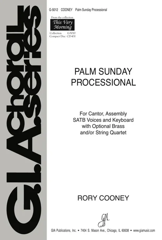 Rory Cooney Palm Sunday Processional – Brass Quartet Gemischter Chor mit Begleitung