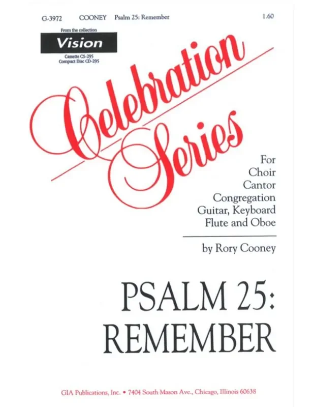 Rory Cooney Psalm 25 Remember Gemischter Chor mit Klavier/Orgel