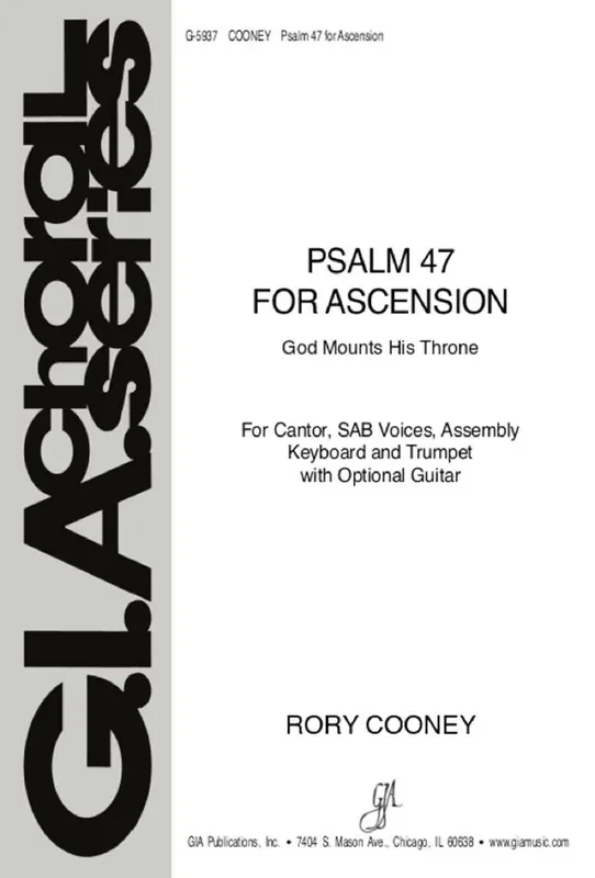 Rory Cooney Psalm 47 for Ascension – Instrumental Part Gemischter Chor mit Begleitung