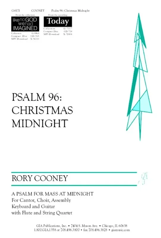 Rory Cooney Psalm 96 Christmas Midnight – Instrument edition Gemischter Chor mit Begleitung