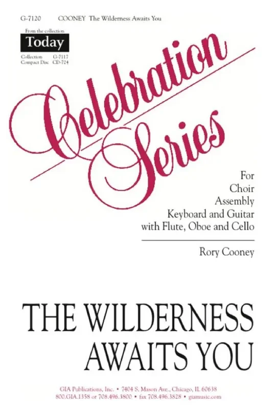 Rory Cooney The Wilderness Awaits You Gemischter Chor mit Klavier/Orgel