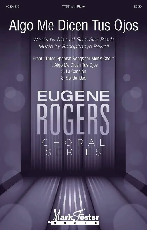 Rosephanye Powell Algo Me Dicen Tus Ojos Männerchor mit Begleitung