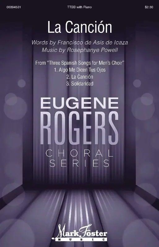 Rosephayne Powell La Cancion Männerchor mit Begleitung