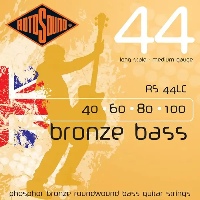 Rotosound Bronze Bass 44 snarenset akoestische bas, phosphor bronze, 40-100, medium gauge